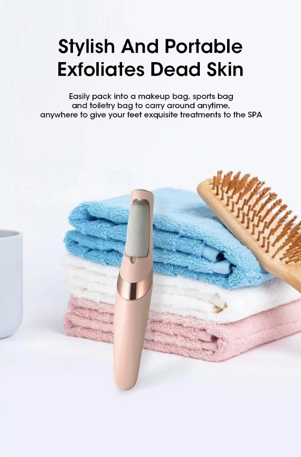 🌸 Rechargeable Electric Foot File & Callus Remover