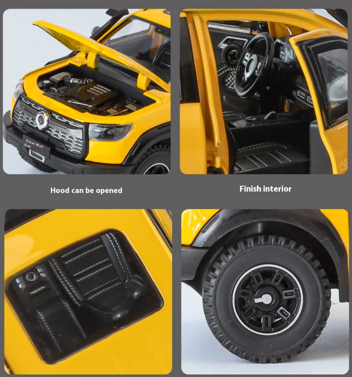 🚗 1:24 Scale HAVAL Canon Die-Cast Pickup Truck Model