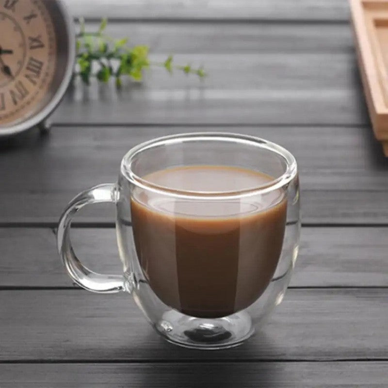 Double Walled Glass Mug (150ml)