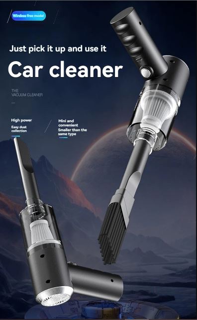 Mini Vacuum Cleaner & Blower – Cordless, Powerful & Multi-Purpose