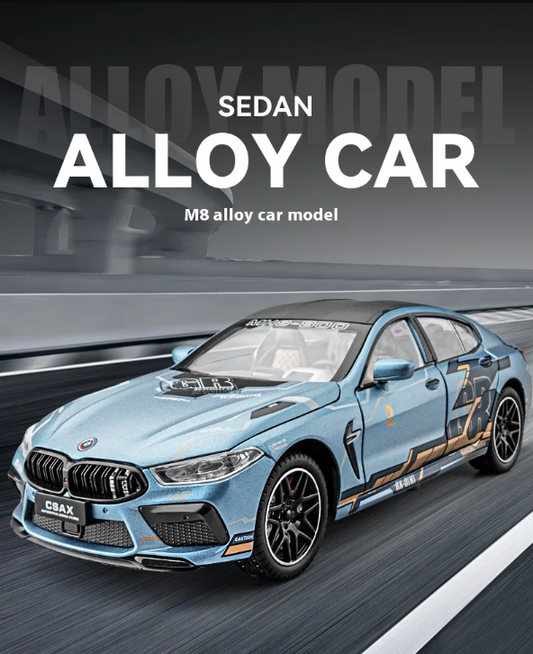 🏁 1:24 BMW M8 Manhart Edition Die-Cast Model Car – Full Function, Lights & Sound
