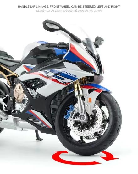 Kawasaki Ninja H2 Diecast Motorcycle Model – 1:9 Scale