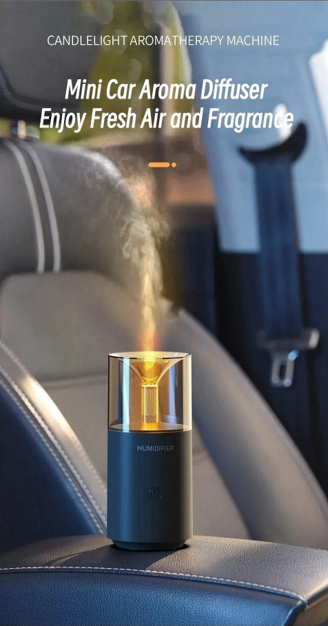 🕯️ Candle Flame Humidifier – Soothe Your Senses in Style