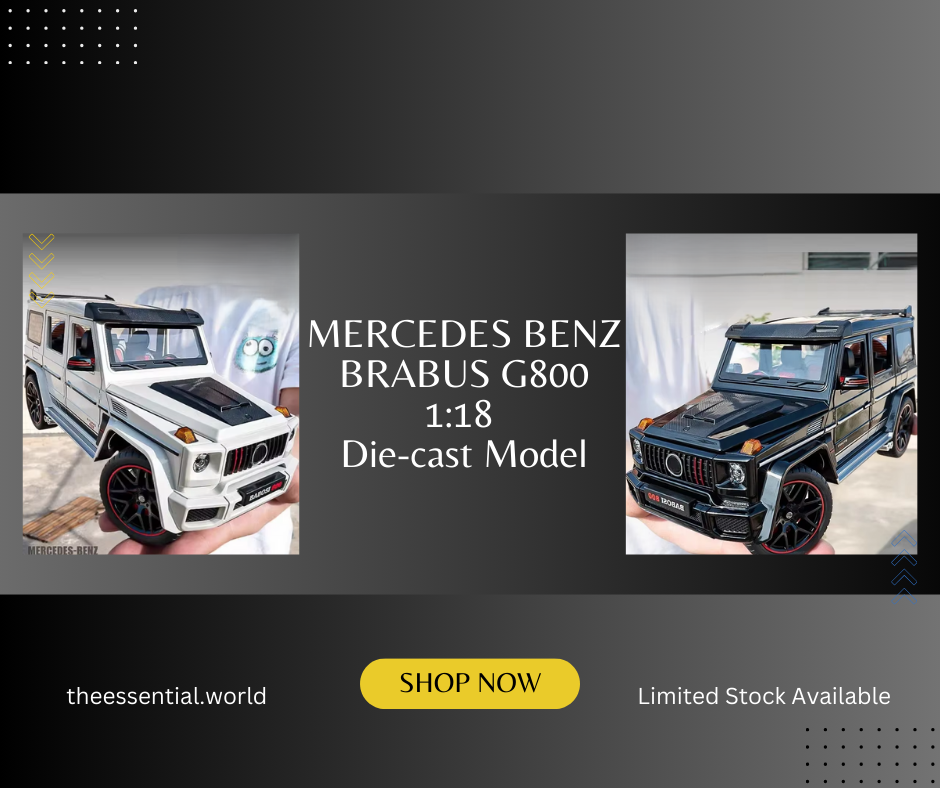 🖤 1:18 Mercedes Brabus G 800 Diecast Model  ✨