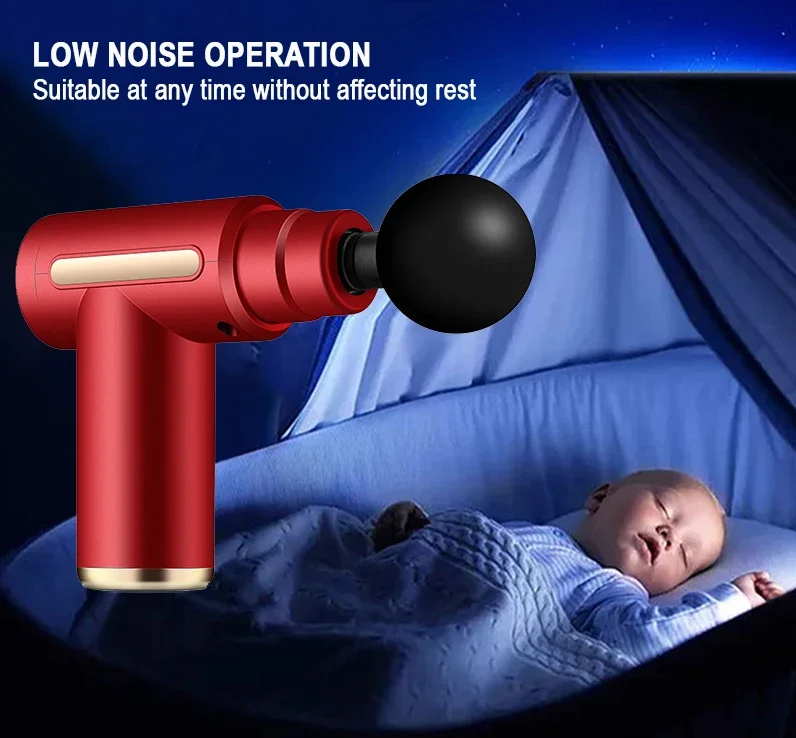 Portable Percussive Massage Gun – Deep Tissue Muscle Relaxation