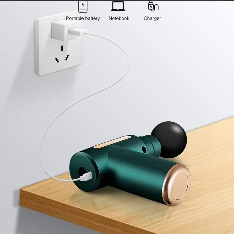 Portable Percussive Massage Gun – Deep Tissue Muscle Relaxation