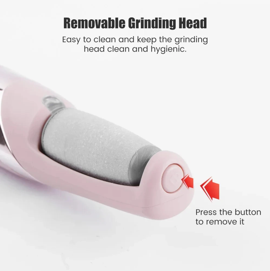 🌸 Rechargeable Electric Foot File & Callus Remover