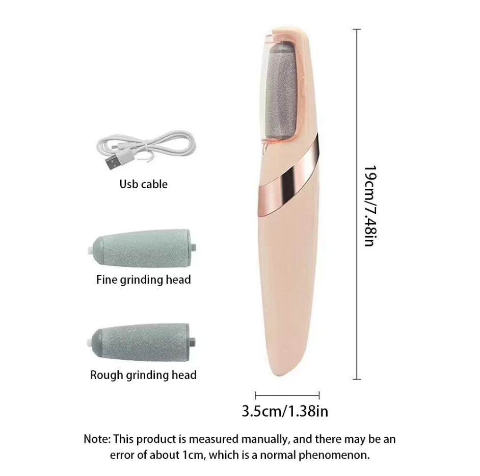 🌸 Rechargeable Electric Foot File & Callus Remover