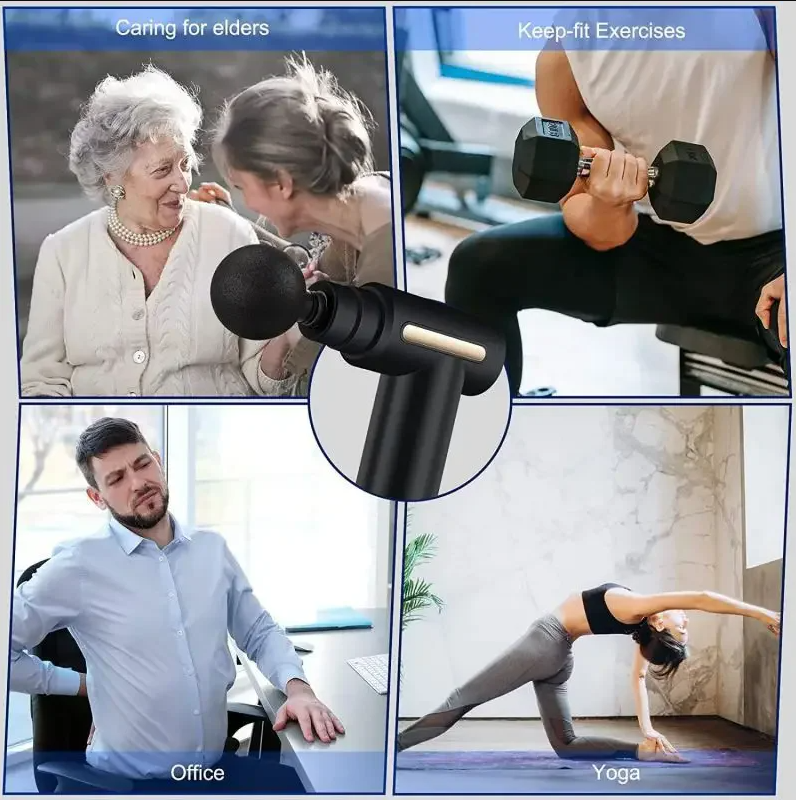Portable Percussive Massage Gun – Deep Tissue Muscle Relaxation