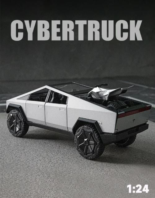 Tesla Cybertruck 1:24 Alloy Diecast Model – Futuristic Power in Your Palm
