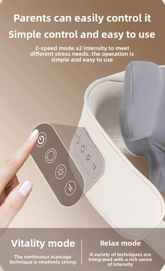 🔥 Ultimate Neck & Shoulder Massager – Deep Tissue Relief On-the-Go! 🔥