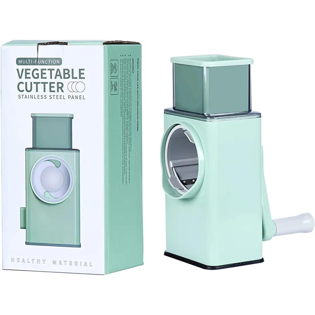 Multifunctional Vegetable Cutter with Stainless Steel Panel