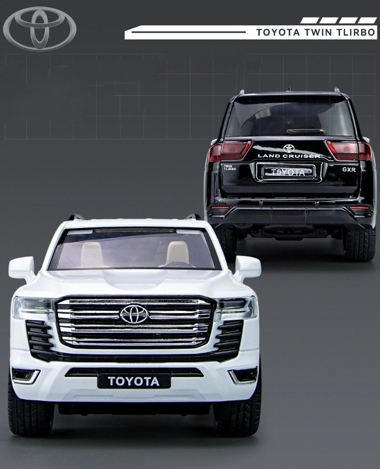 1:24 Scale Toyota Land Cruiser Die-Cast Model with remote