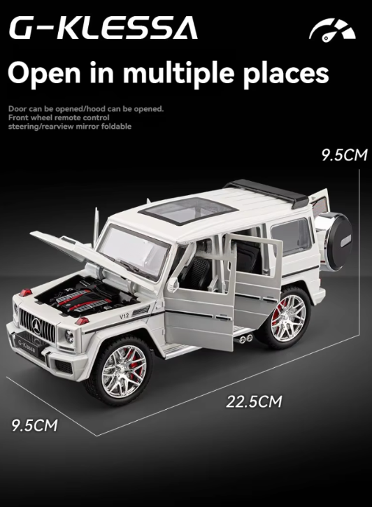 🚙 G-Class 1:24 Alloy Remote-Control Car – Full Function RC Model
