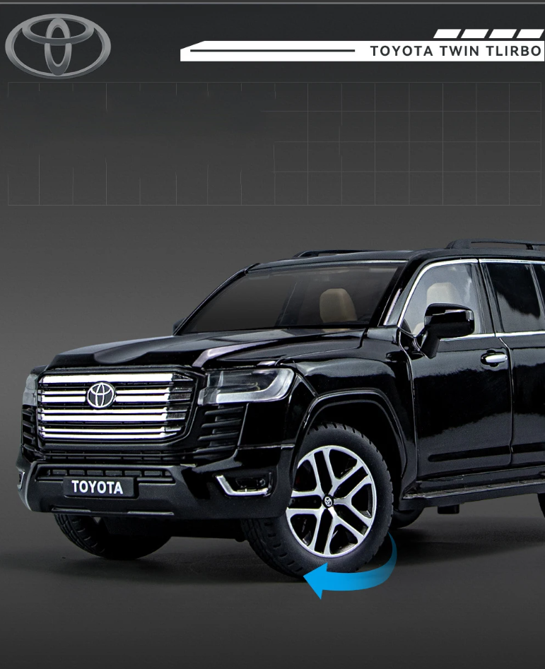 1:24 Scale Toyota Land Cruiser Die-Cast Model with remote