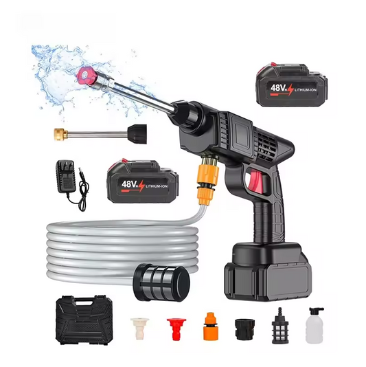 48V Cordless High-Pressure Washer – Portable Power Cleaning Anywhere!