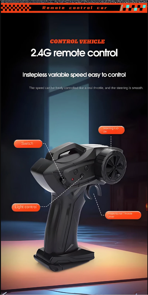 🚗 Unleash Pure Racing Performance with the Porsche-Style 1:24 Drift Racing RC Car!