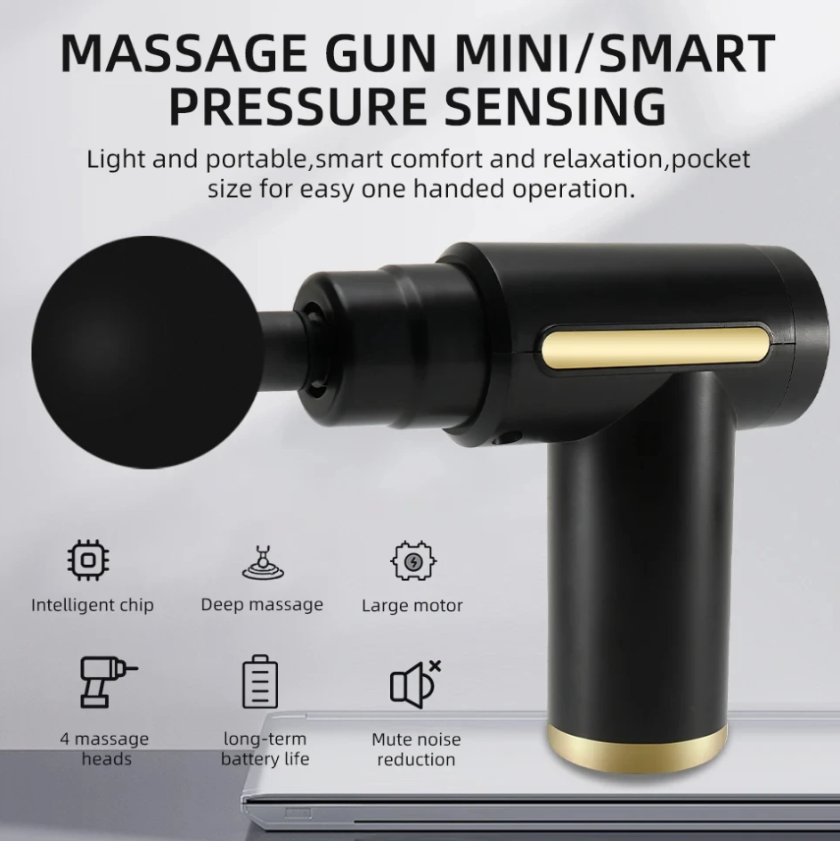 Portable Percussive Massage Gun – Deep Tissue Muscle Relaxation