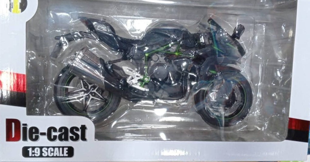 Kawasaki Ninja H2 Diecast Motorcycle Model – 1:9 Scale