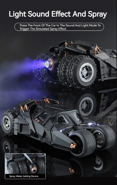 🦇 1:18 Scale Batmobile Die-Cast Model Car – Alloy Edition