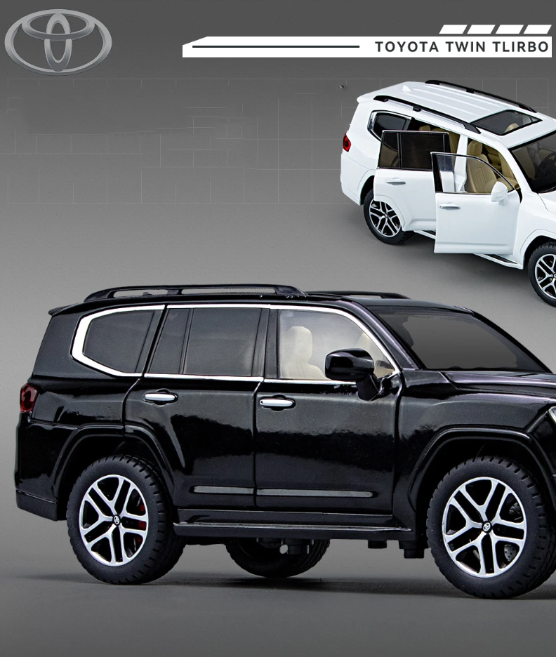 1:24 Scale Toyota Land Cruiser Die-Cast Model with remote
