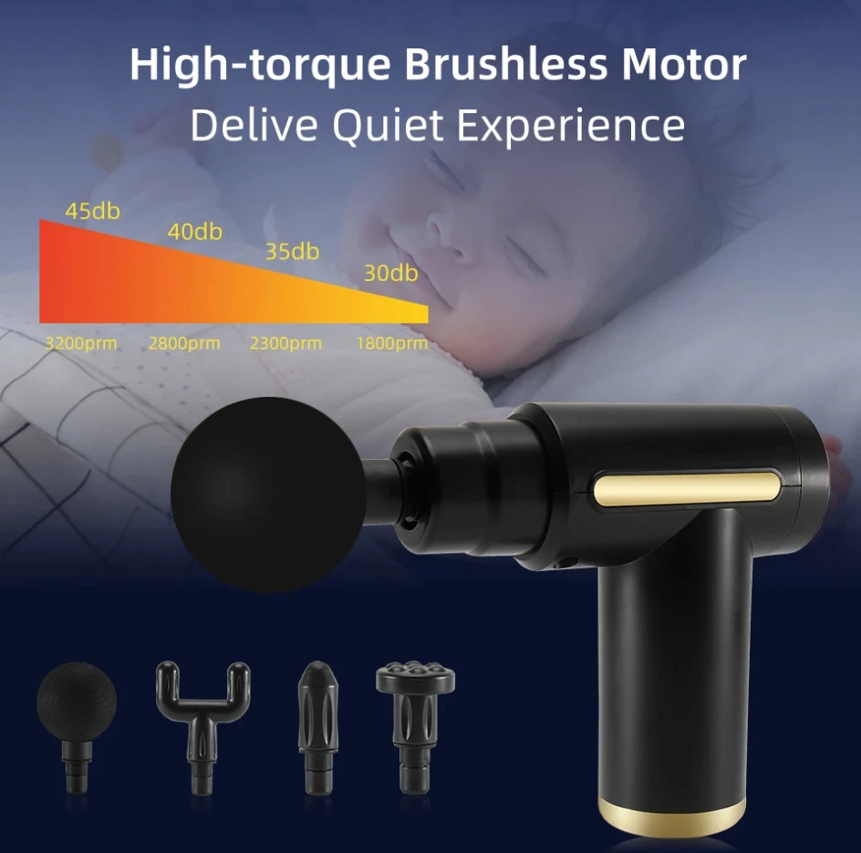 Portable Percussive Massage Gun – Deep Tissue Muscle Relaxation