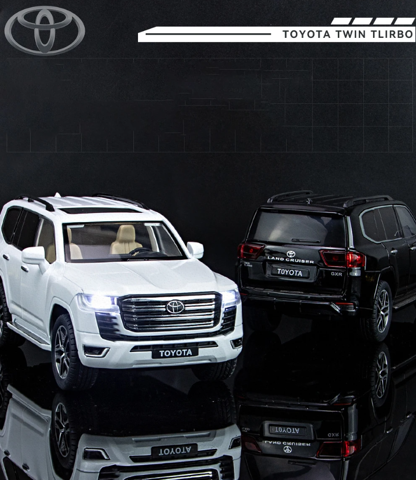 1:24 Scale Toyota Land Cruiser Die-Cast Model with remote