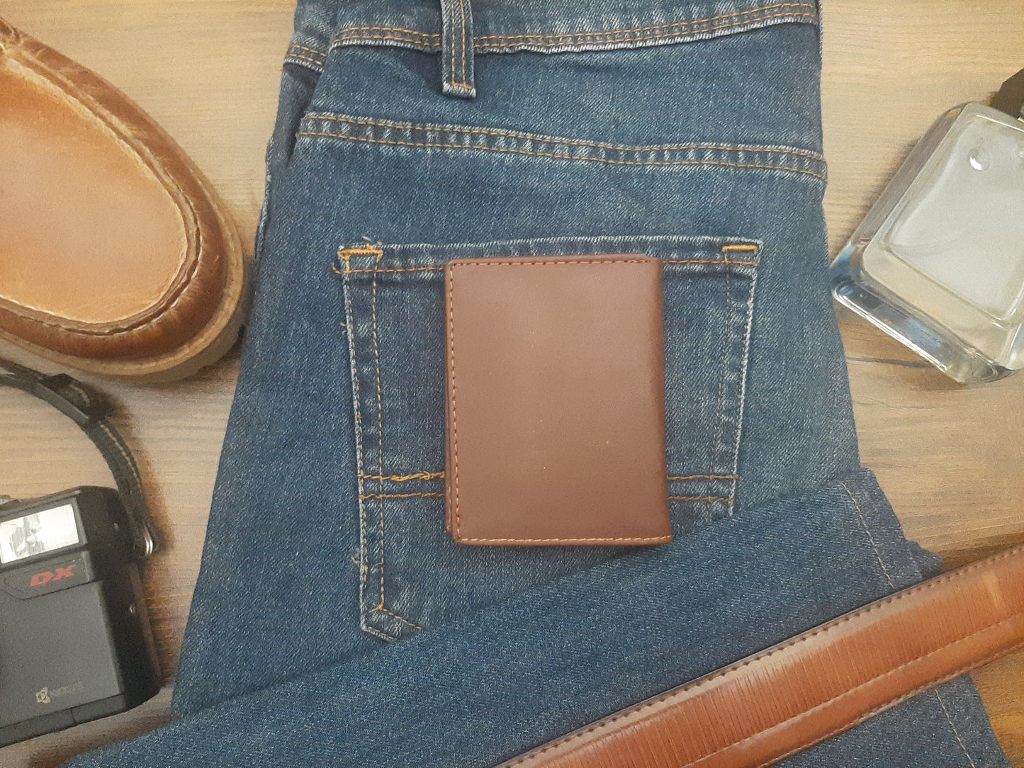 Genuine Leather Wallet + Card Holder