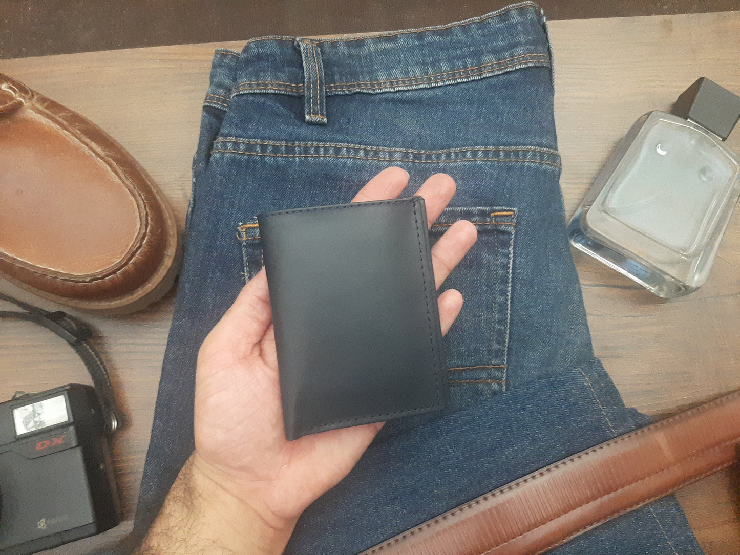 Genuine Leather Wallet + Card Holder