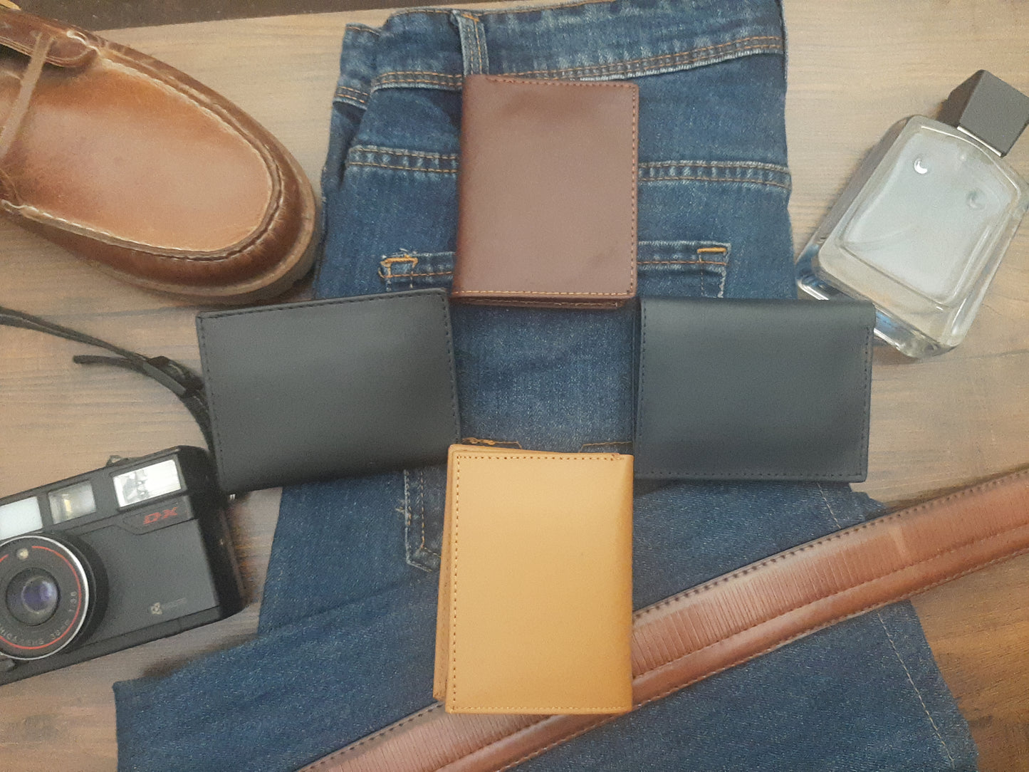 Genuine Leather Wallet + Card Holder