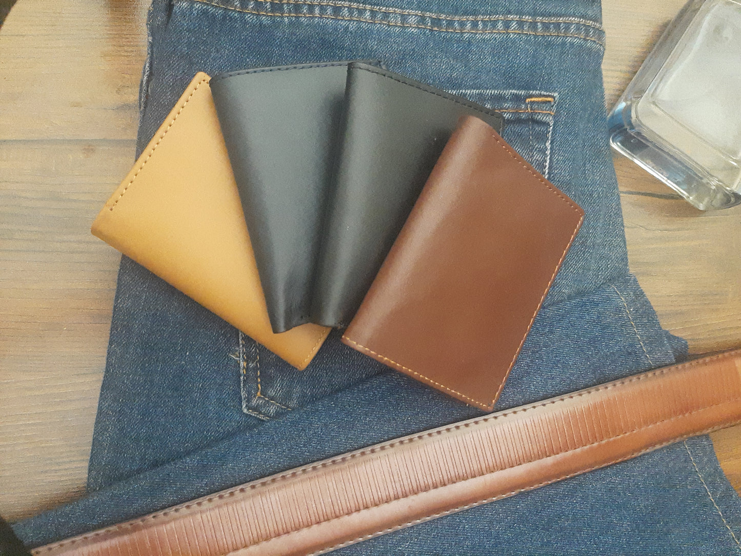 Genuine Leather Wallet + Card Holder