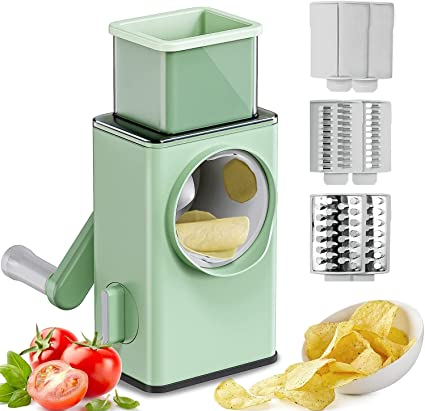 Multifunctional Vegetable Cutter with Stainless Steel Panel