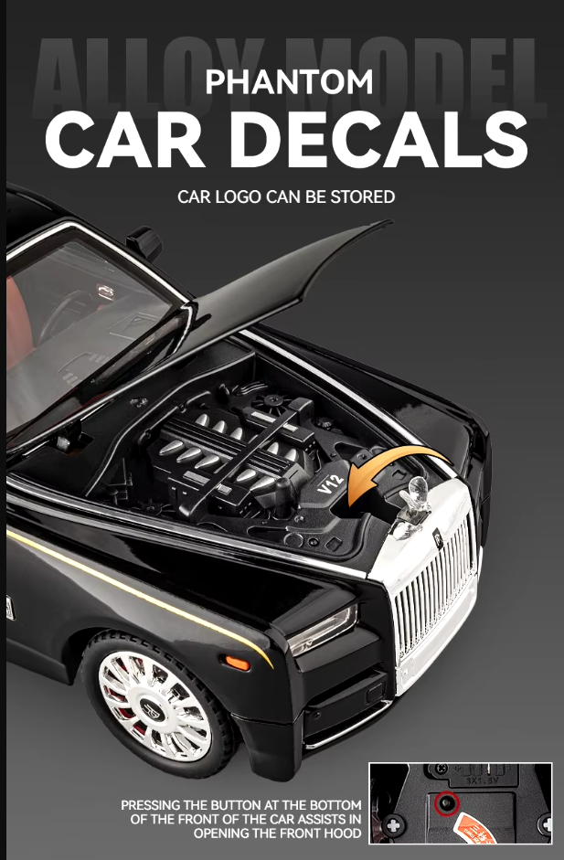 🚗 Introducing the Exquisite 1:18 Rolls-Royce Phantom Model! 🌟