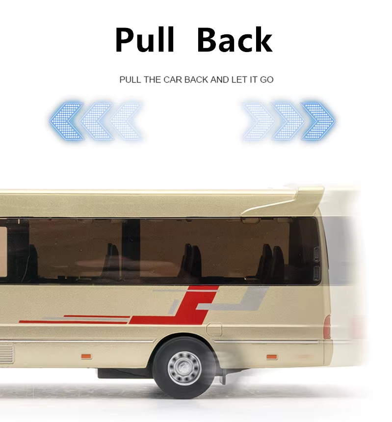 🚍 Discover the 1:32 Diecast Toyota Coaster Bus Model! 🌟