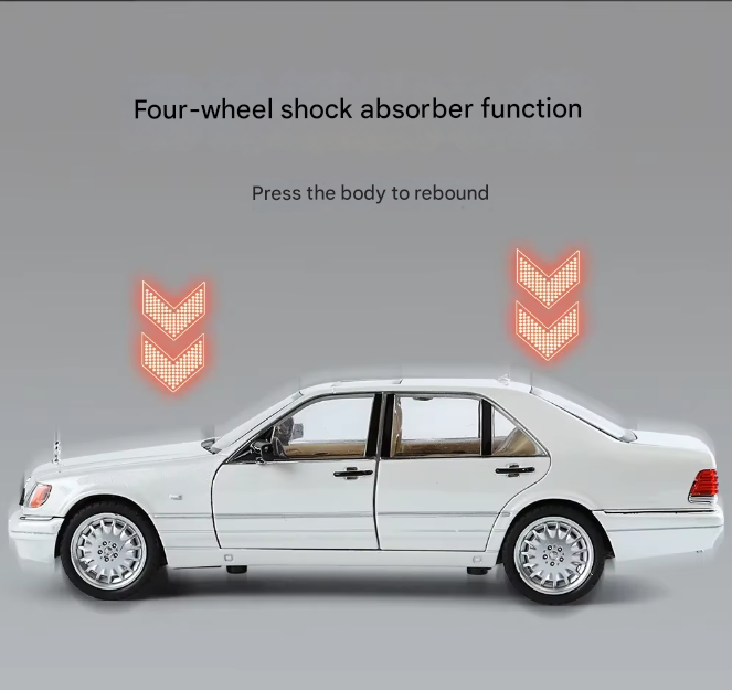 🚘 1:24 Diecast Mercedes W140 SL320 – A Timeless Luxury Classic! 🚘