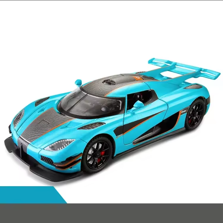🚗✨ 1:24 Diecast Koenigsegg One Model Car ✨🚗