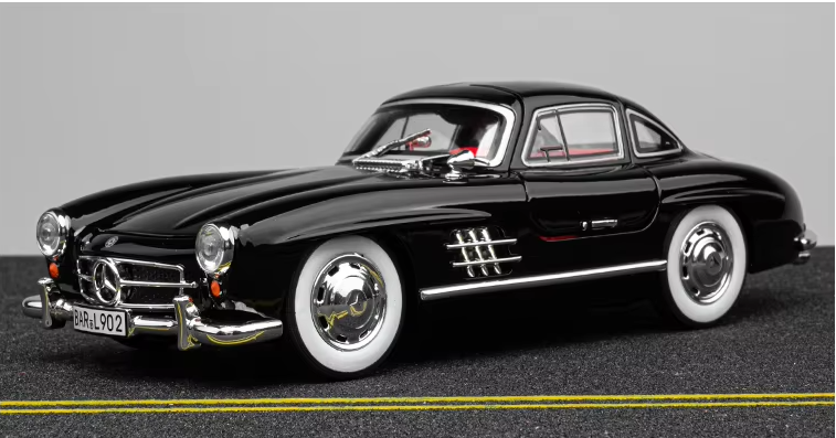 1:24 Diecast Benz 300SL Coupe Model Car 🏎️✨