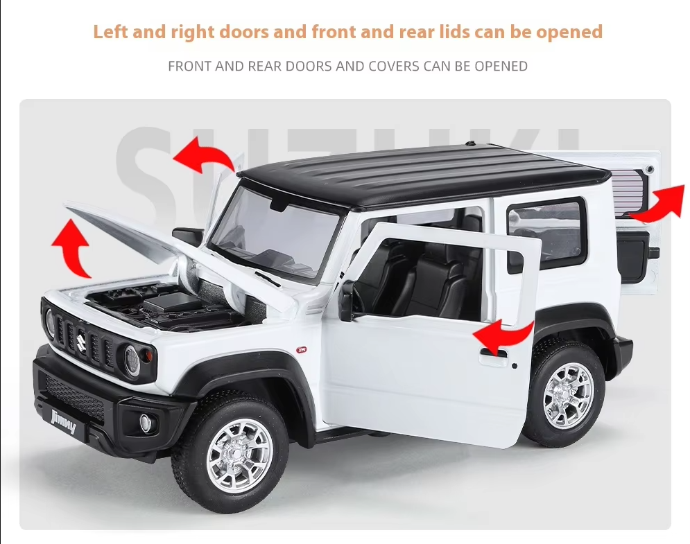 1:24 Scale Diecast Suzuki Jimny – Mini Off-Road Legend 🚙✨