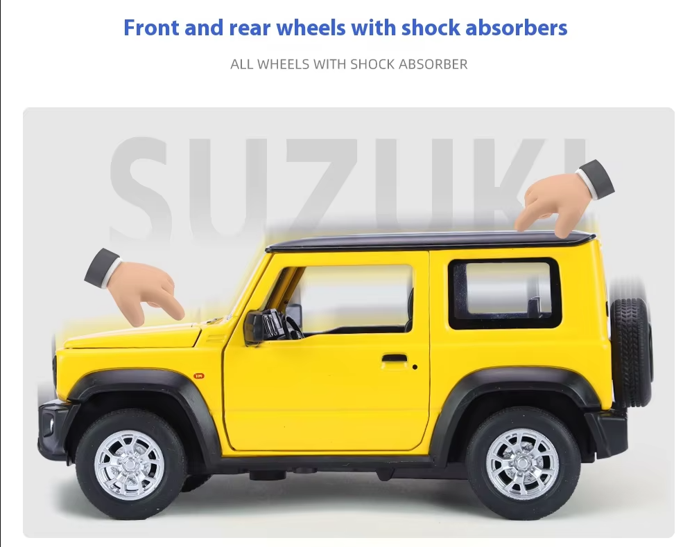 1:24 Scale Diecast Suzuki Jimny – Mini Off-Road Legend 🚙✨