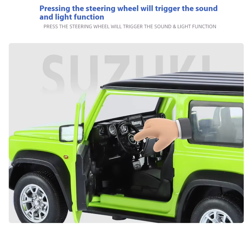 1:24 Scale Diecast Suzuki Jimny – Mini Off-Road Legend 🚙✨