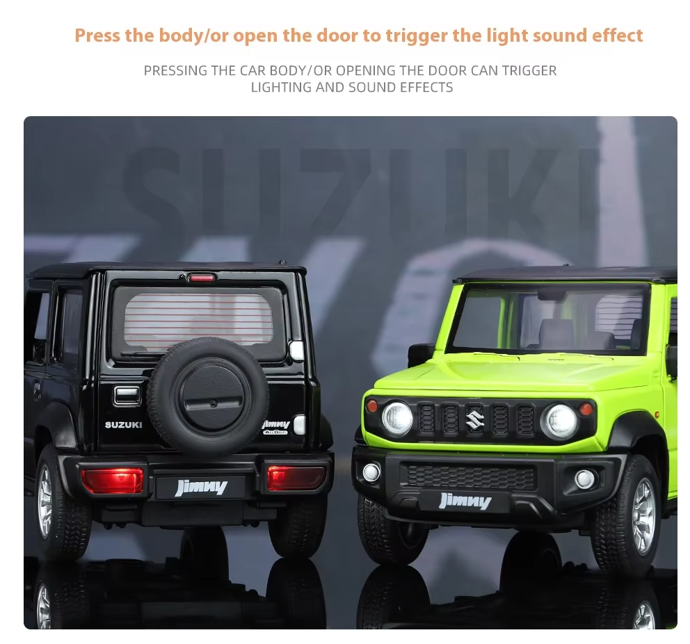 1:24 Scale Diecast Suzuki Jimny – Mini Off-Road Legend 🚙✨