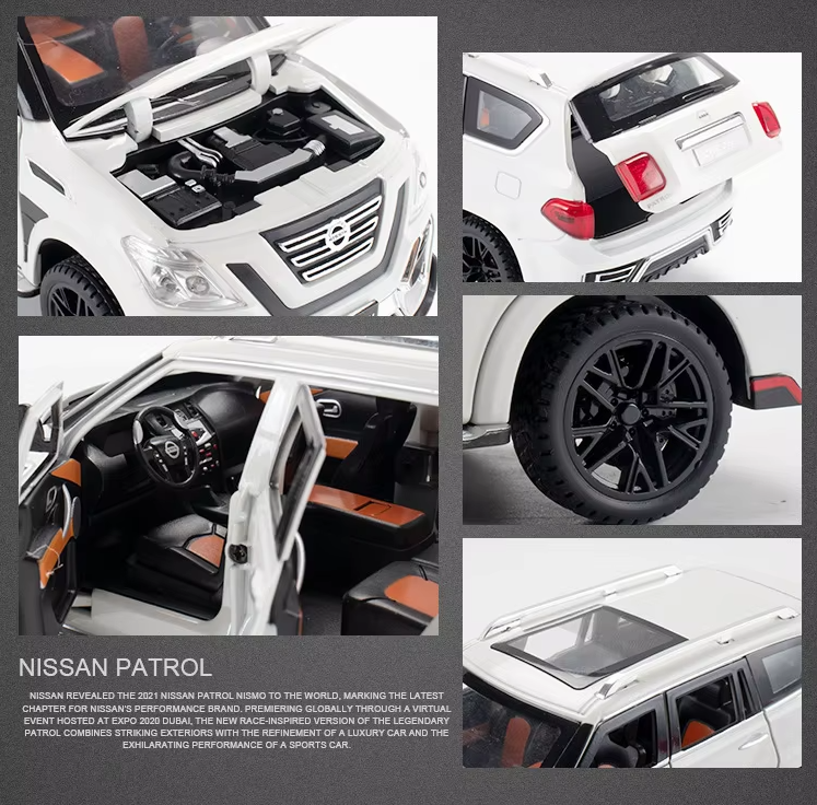 🚗 Diecast 1:24 Scale Nissan Patrol – Premium Collectible Model