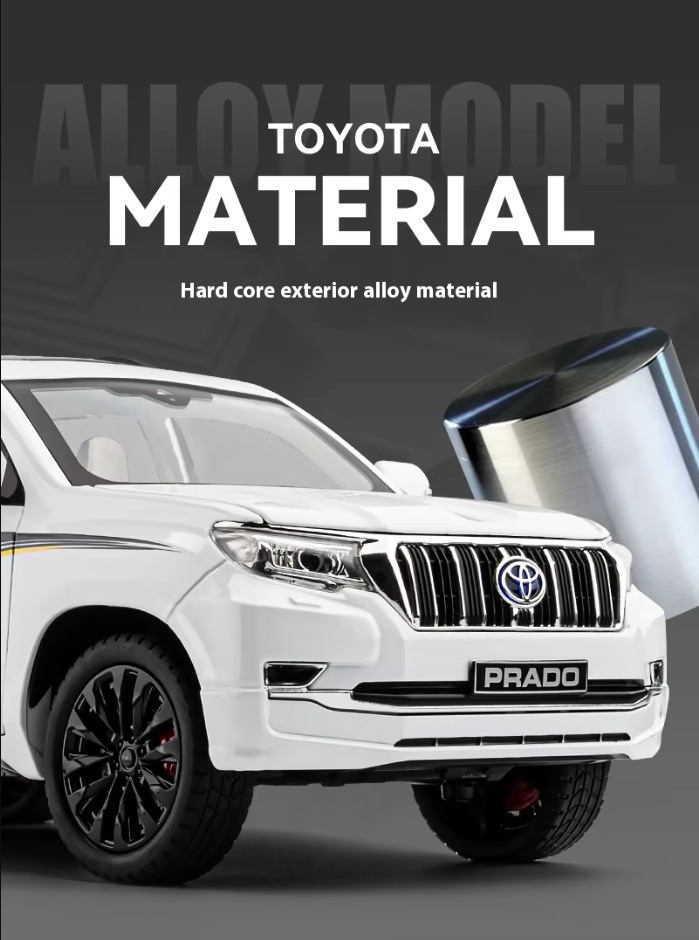 🚙 1:18 Scale Toyota Land Cruiser Prado Diecast Model – The Ultimate Collectible!