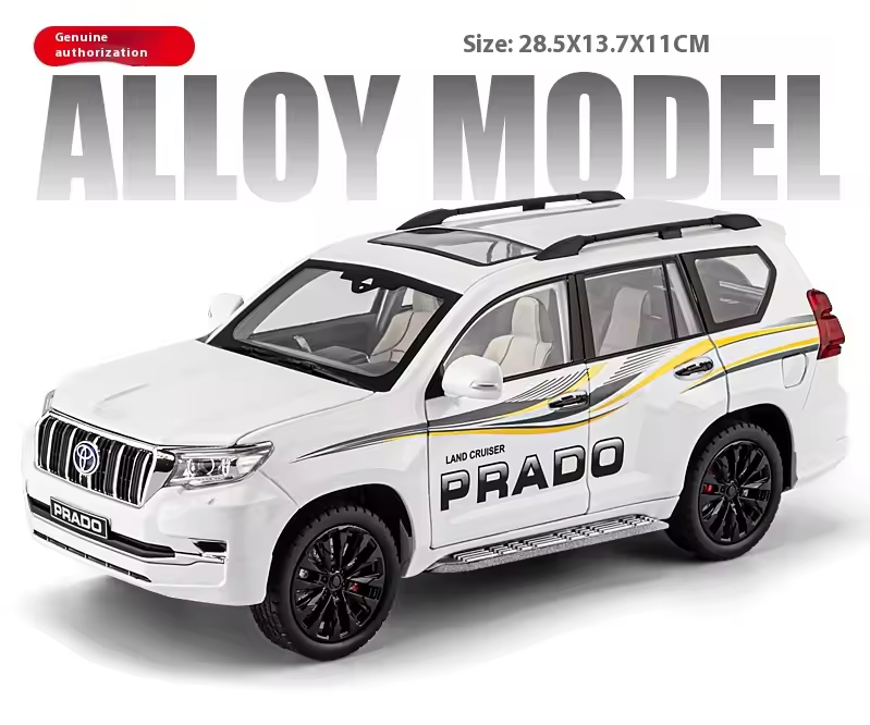 🚙 1:18 Scale Toyota Land Cruiser Prado Diecast Model – The Ultimate Collectible!