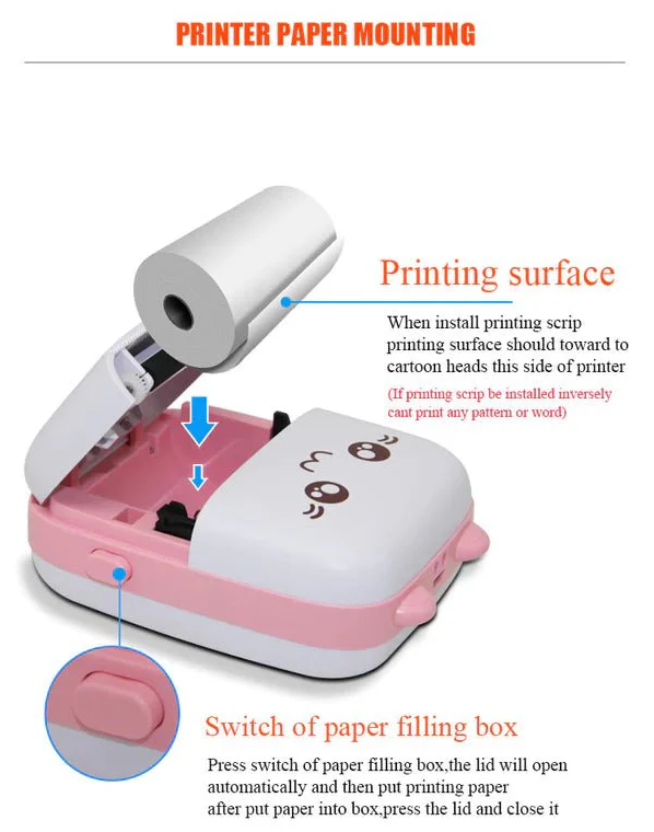 Portable Bluetooth Thermal Printer