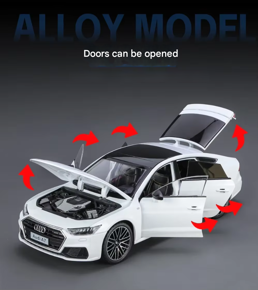 1:24 Diecast Audi A7 Model Car