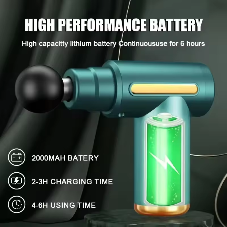 Portable Percussive Massage Gun – Deep Tissue Muscle Relaxation